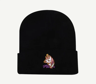 Шапка з єдинорогом Honey Fashion Accessories One Size чорний (13-311)
