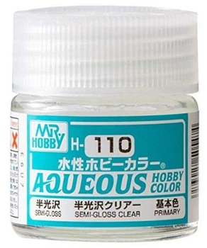 Премиальный прозрачный полуглянцевый лак H110 Mr.Hobby H110
