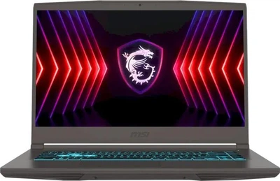 Ноутбук MSI Thin 15 Intel Core i5-12450HX, 4,4 ГГц , NVIDIA GeForce RTX 3050, 4 ГБ , 16/512 ГБ