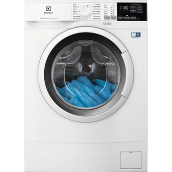Стиральная машина Electrolux серии PerfectCare 600 EW6S406WU, фронтальная, узкая, 6 кг, 1000, A+++, 38 см, дисплей, белый