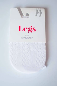 Шкарпетки жіночі Legs SOCKS AJOUR ONESIZE(р) white (G09)