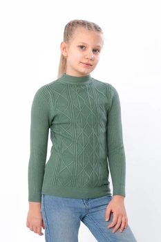 Джемпер для дівчинки NoBrand 110 Зелений (p-16018-184302)