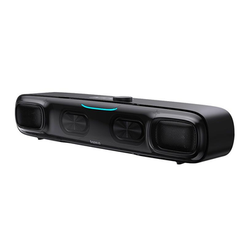 Міні-саундбар Baseus DS10 Mini (5вт, 5000mAh, Bluetooth, AUX/USB, RGB-підсвічування, сенсорне управління) - Чорний