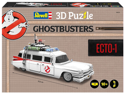 Puzzle 3D Revell Ghostbusters Ecto-1 154 elementy (4009803002224)