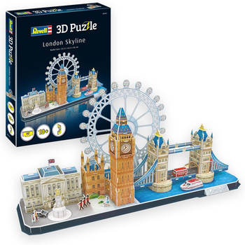 Puzzle 3D Revell London Skyline 107 elementów (4009803001401)