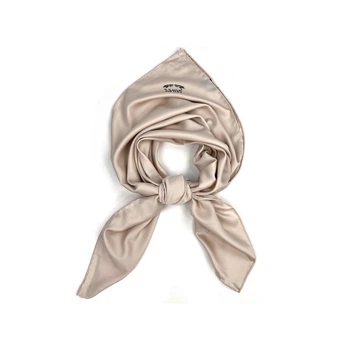 Платок женский LuckyLOOK 90х90 см Бежевый Heidi 176-348
