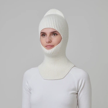Балаклава унисекс 969-002 LuckyLOOK OneSize Белый