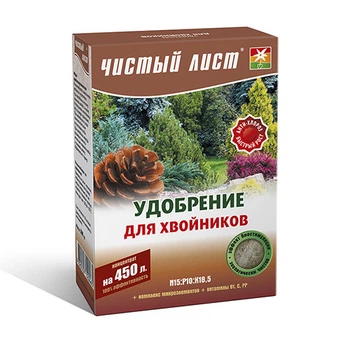 Удобрение Чистый Лист кристаллическое для хвойников 300 г