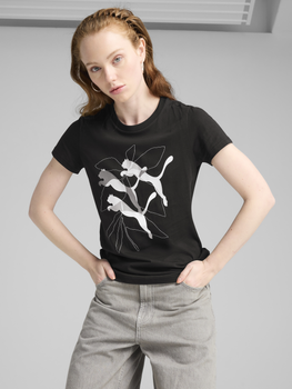 Футболка хлопковая женская Graphics Branded Leaf Tee
