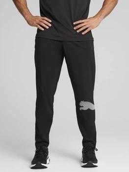 Спортивні штани для тренувань чоловічі Puma Tad Big Logo Woven Pant 52672501 2XL Black (4067983465017)