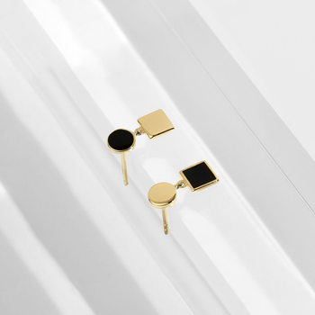 Золотые серьги Minimal ЗВС-385еж