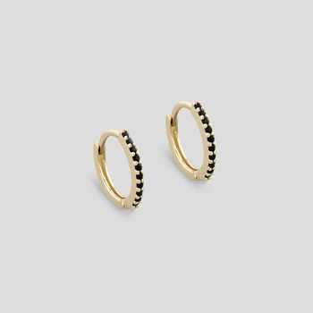 Золотые серьги Minimal ЗЛК-0342/1ж(ч)