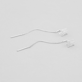 Срібні сережки Minimal 312/3