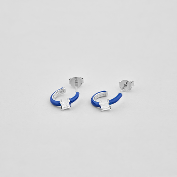 Срібні сережки Minimal 521068б