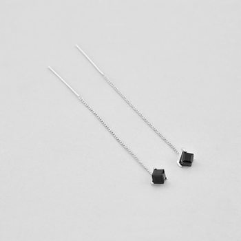 Срібні сережки Minimal 521082ч