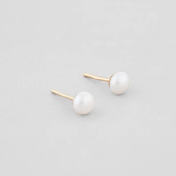 Серебряные серьги с позолотой Minimal С0088ж