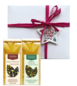 Подарочный набор чая Tea Star "Очаровательная куркума " 2 чая 100 г. 100г MED000227