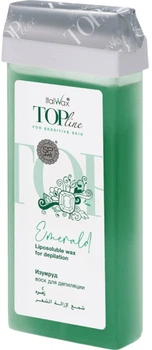 Воск для депиляции ItalWax TOPline в картридже Изумруд 100 мл (8052532720385/8052532720392)