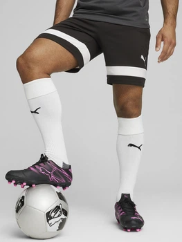 Спортивні шорти для футболу чоловічі Puma Individualrise Shorts 65899803 M Black-White (4099685977697)