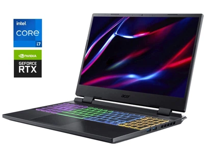 Ігровий ноутбук Acer Nitro 5 AN515-58-76ND / 15.6" (1920x1080) IPS / Intel Core i7-12700H (14 (20) ядер по 3.5 - 4.7 GHz) / 16 GB DDR4 / 480 GB SSD / nVidia GeForce RTX 3060, 6 GB GDDR6, 192-bit / WebCam б/в