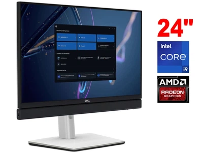 Моноблок Dell Optiplex AIO 7420 Plus / 24" (1920x1080) IPS Touch / Intel Core i9-14900 (24 (32) ядра по 1.5 - 5.8 GHz) / 64 GB DDR5 / 1000 GB SSD M.2 / AMD Radeon RX 6500 XT, 4 GB GDDR6, 64-bit / WebCam / Win 11 Pro б/у
