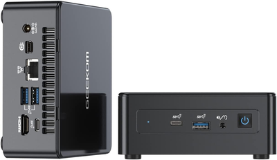 Мини ПК Geekom IT8SE / Intel Core i3-8109U / RAM 8GB / SSD 256GB / Windows 11 / HDMI / LAN / Wi-Fi 5 / Bluetooth 4.2 / Черный Б/В