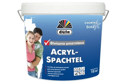 Шпаклевка финишная Dufa Acryl-Spachtel (ДЮФА АКРЫЛ ШПАТЕЛЬ) 16кг