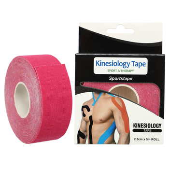 Кінезіо тейп для обличчя та тіла Kinesio tape SP-Sport BC-1091-2_5 2,5см х 5м (BC-1091-2_5)