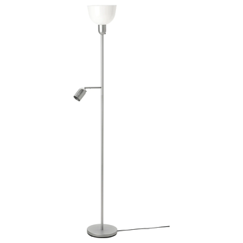 Напольная лампа для чтения HEKTOGRAM IKEA 804.777.10 серебряный