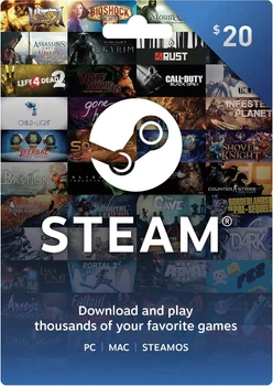 Steam Wallet Gift Card $20 (US-Регион)