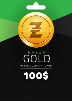 Картка поповнення RAZER GOLD $100 CARD US Регіон