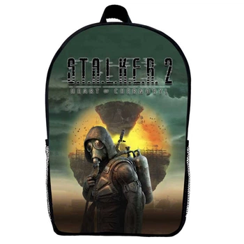 Рюкзак шкільний Сталкер 2 (School Gear bag STALKER 2 - 01) чорний, 39 х 27 х 14 см
