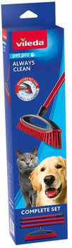 Щітка для підмітання волосся та шерсті Vileda Pet Pro Always Clean 1 шт (4023103243316)