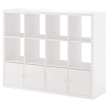Стеллаж KALLAX 4 ящика 147x112 см IKEA 792.782.50 белый