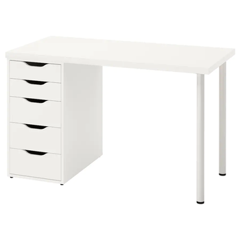Стол LAGKAPTEN/ALEX IKEA 694.168.17 белый