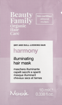 Маска для блеска сухих и тусклых волос NOOK BEAUTY FAMILY HARMONY VEGAN, 10 мл