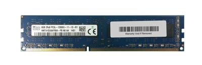 Оперативна пам'ять Hynix DDR3 1600MHz 8Gb 2Rx8 PC3L-12800U-11-12-B1 (HMT41GU6AFR8A-PB) Б/В