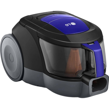 Пилосос LG VC5506NHTB, контейнерний, сухе прибирання, циклон, 650 Вт, пил -1.1л, чорний з синім