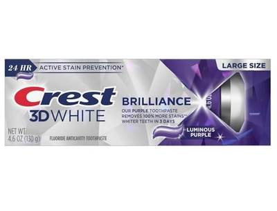 Отбеливающая зубная паста Crest Brilliance 3DWhite Luminous Purple 130г