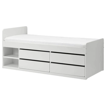 Ліжко дитяче з шухлядами SLAKT IKEA 292.919.56 білий