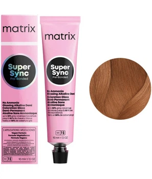 Крем-краска без содержания аммиака Matrix Super Sync Pre Bonded 8BC 90 мл