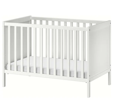 Детская кроватка SUNDVIK IKEA 002.485.67 белый