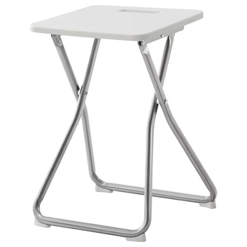 Табурет раскладной GUNDE IKEA 905.704.06 белый