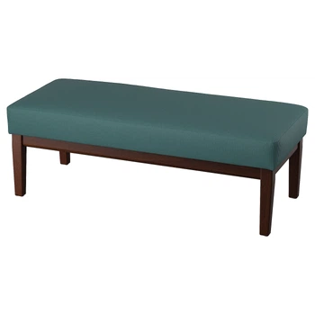 Лавка/пуф EKENASET 112 см IKEA 405.335.34 сіро-бірюзовий