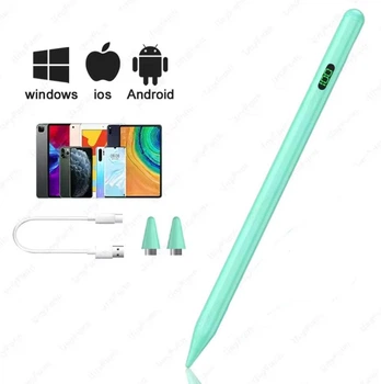 Універсальний стилус сенсорна ручка Stylus pencil для Android Windows IOS Apple цифровий зелений