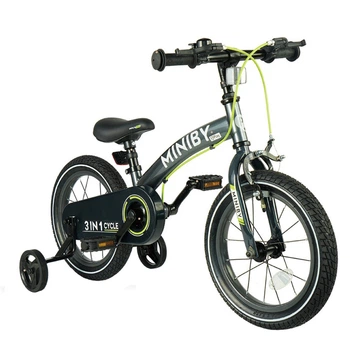 Дитячий велосипед QPlay біговел Miniby 3в1 Grey (m513412)