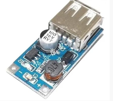 DC повышающий преобразователь USB 0.4-5V 0.6A
