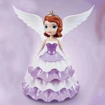Кукла-ночник принцесса Dancing Angel Ice Princess вращающийся, танцующая (TVDL59D)