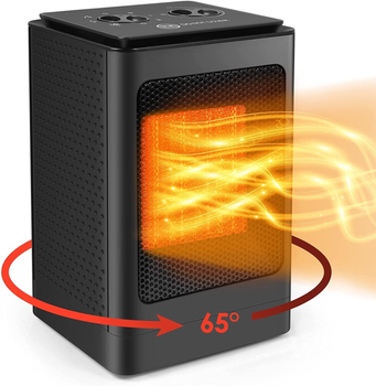 Портативный керамический тепловентилятор PTC-1500N1 Black