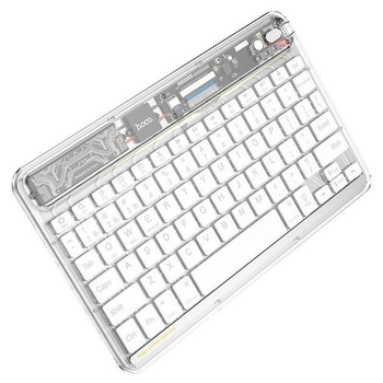 Беспроводная клавиатура с Bluetooth-соединением Hoco S55 Eng Белый